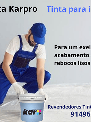 Tinta karpro - Acabamentos interior (15l)