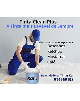 TINTA KAR CLEAN PLUS - EXTRA LAVÁVEL (5L)