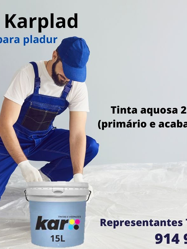 Tinta Karplad - Especial para pladur (5L) 1