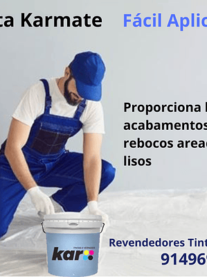 TINTA KARMATE - FÁCIL APLICAÇÃO (5L)