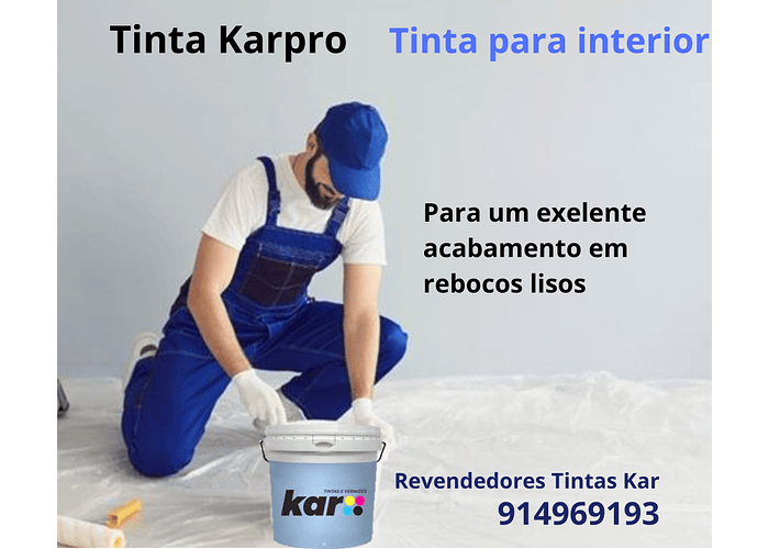 TINTA KARPRO - ACABAMENTOS INTERIOR (5L)