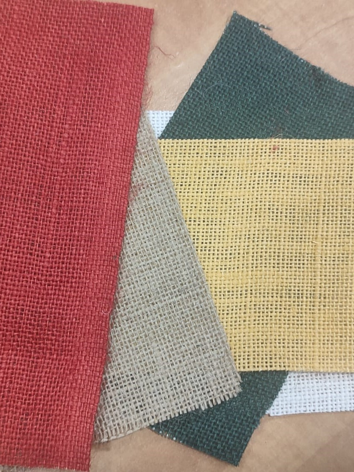 Yellow Burlap - Jute 2