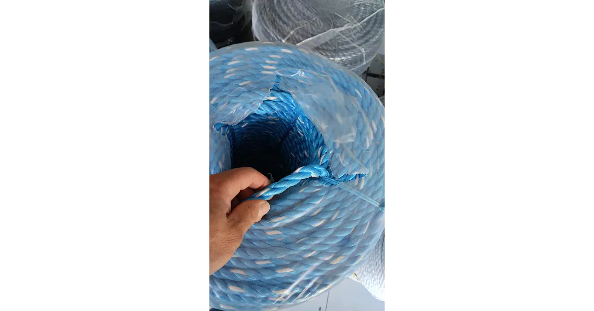 Corda de Ráfia Azul de 12mm