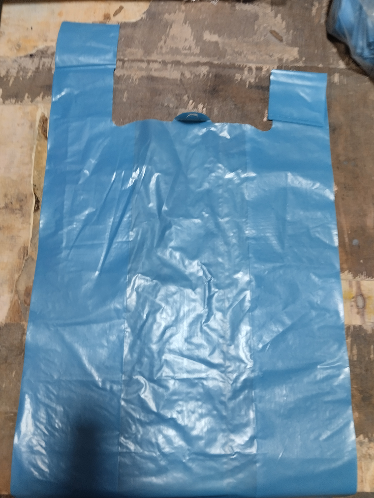 Sacos asas plastico lote de 100 unidades 1