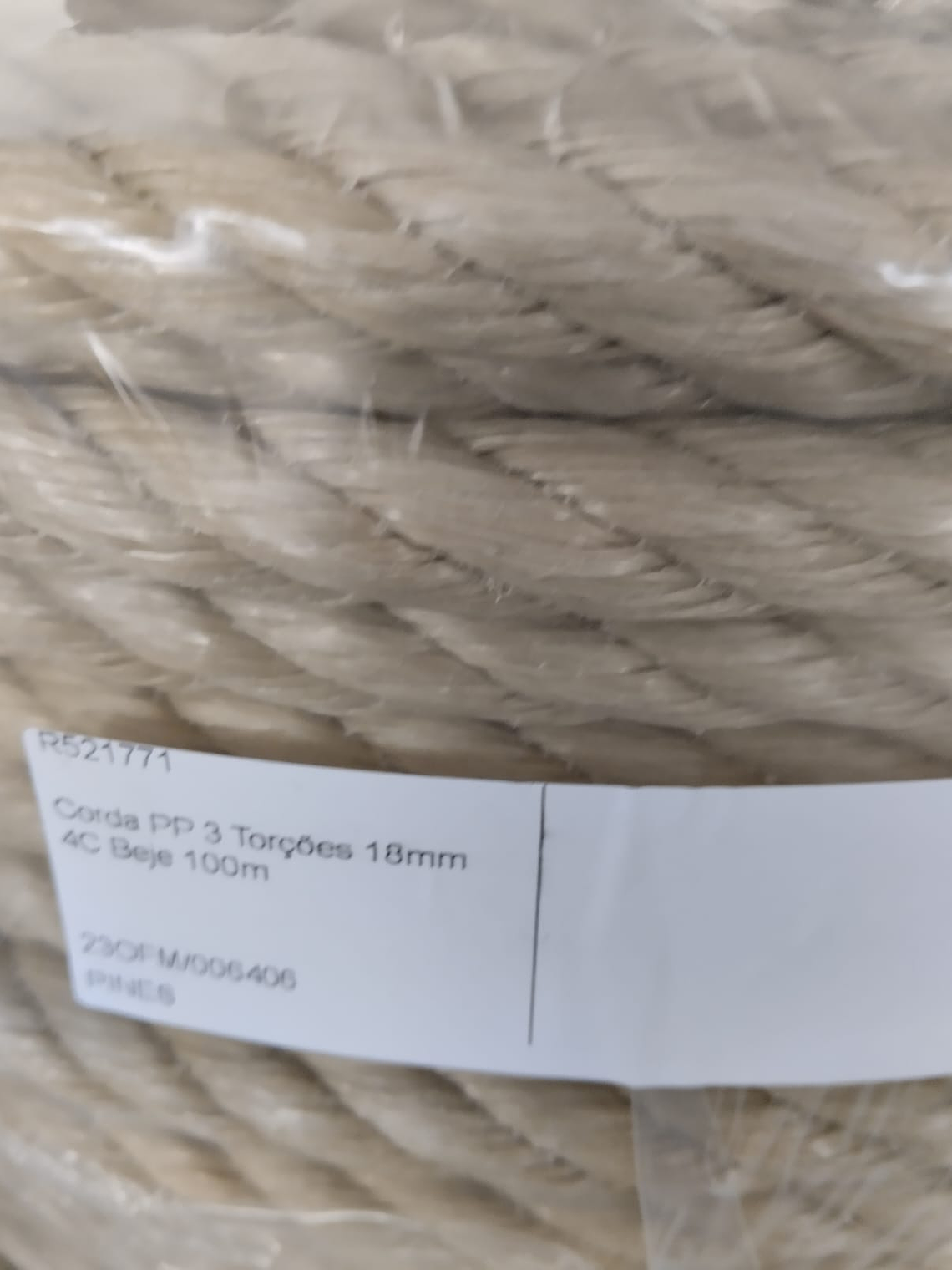 Corda Polipropileno Beje - em bobine completa 2