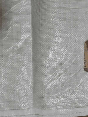 Saco ráfia branco com pega - 50 unidades