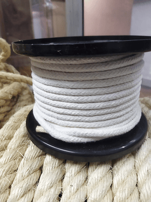 Bobine-Carreta de Corda Entrançada de Algodão 8mm