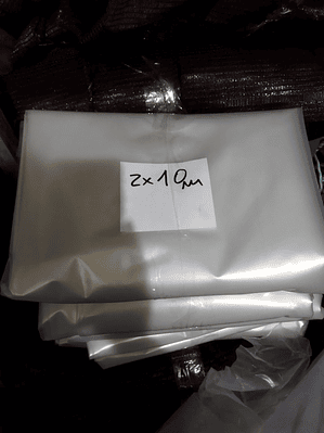 Plástico de estufa transparente