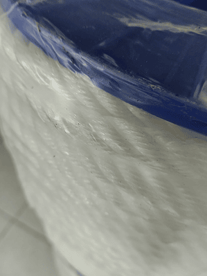 Corda de polietileno branca 12mm em bobine completa