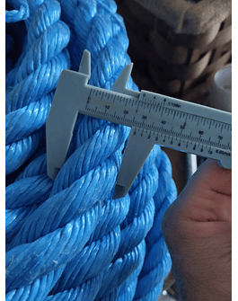 Corda de Polipropileno azul de 26mm-Bobine