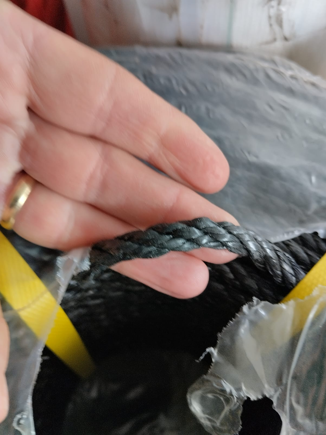 Black polysteel rope - Coil 2