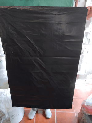 Sacos plástico pretos vários tamanhos em lote de 50 un.