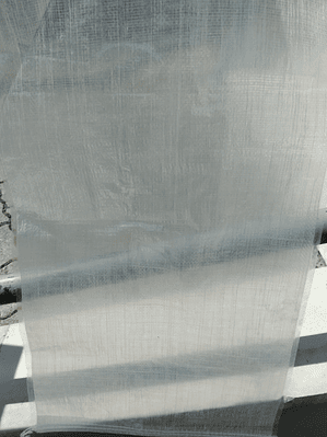 Sacos de ráfia laminado transparente - 50 unidades