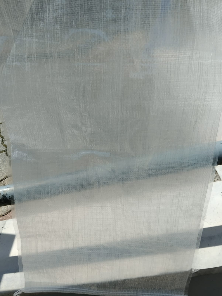 Sacos de ráfia laminado transparente - 50 unidades 1