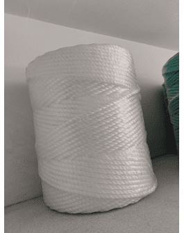 Bobines de corda de polietileno branca -corda da roupa 