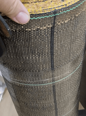 Tela anti-ervas Castanha