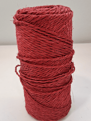 Fio Sisal tingido a vermelho-Bobine