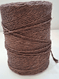 Brown dyed sisal yarn-coil - thumbnail 1