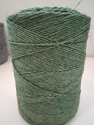 Fio Sisal tingido a verde-Bobine