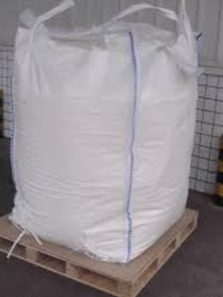 Big bag 90x90x130cm com liner, saia de carga e fundo fechado 1000kg 1