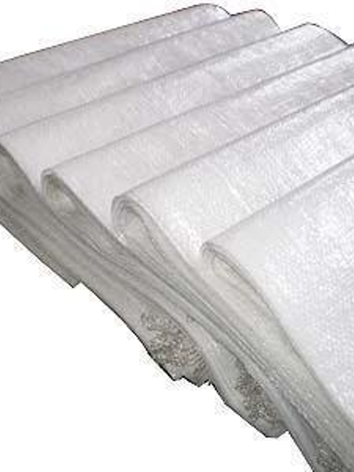 Sacos de ráfia laminado branco  - 50 unidades 3