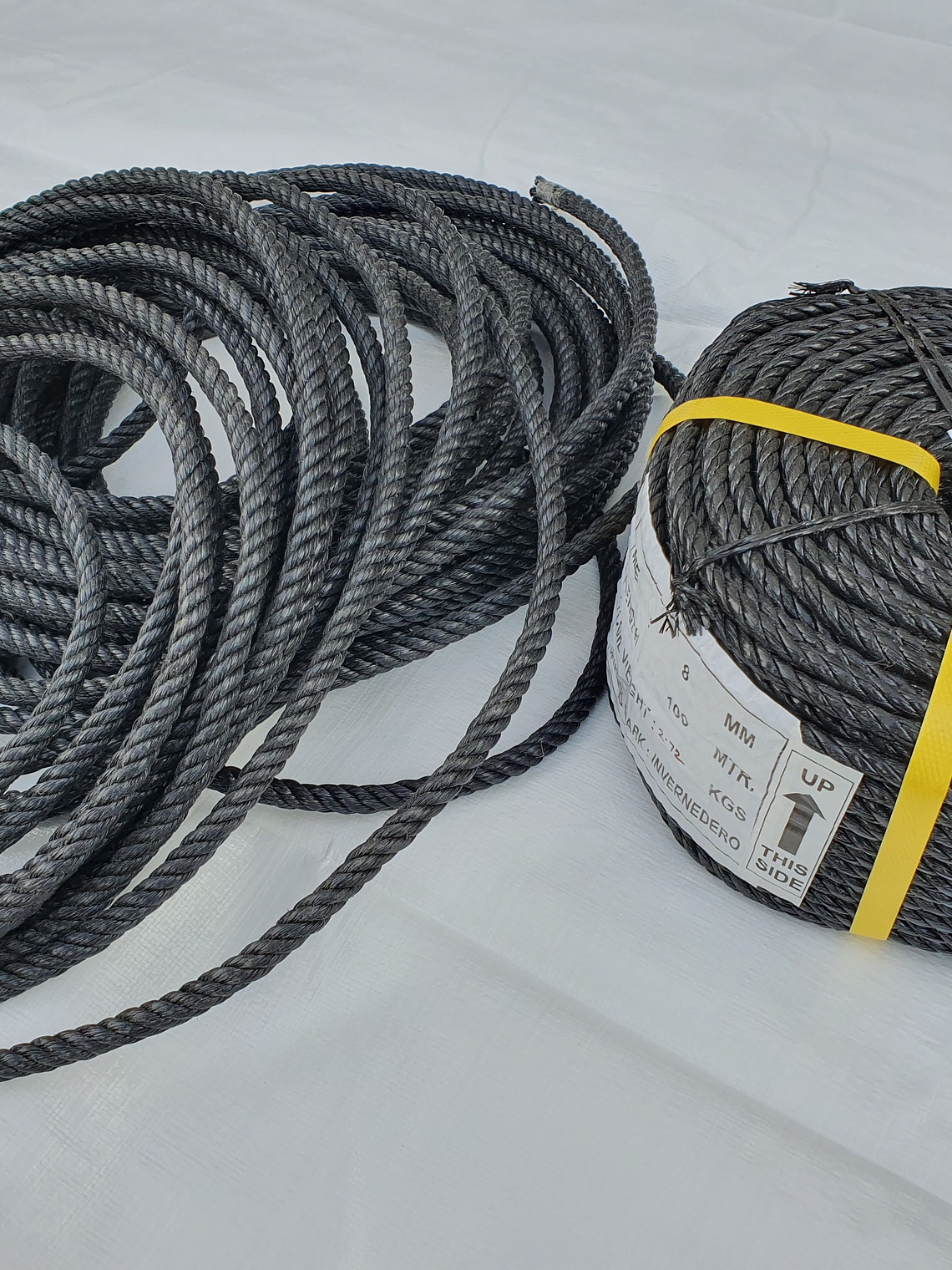 Cuerda de polipropileno negra - Bobina 1