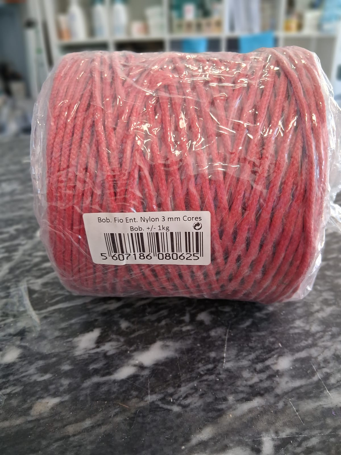 Fio de Nylon Vermelho 3 mm – Bobine 1 kg 2