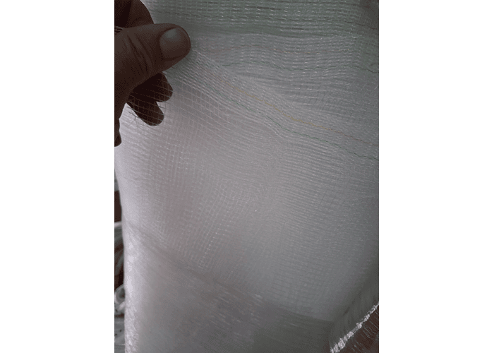 Rede Anti-Granizo 1.5 x 200m – Branca (50 g/m², com Proteção UV)