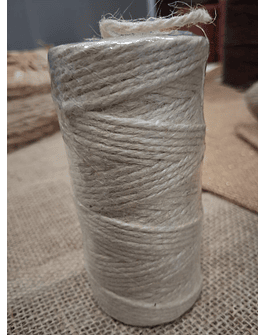 Mini Bobine de Juta Branco 1.5mm