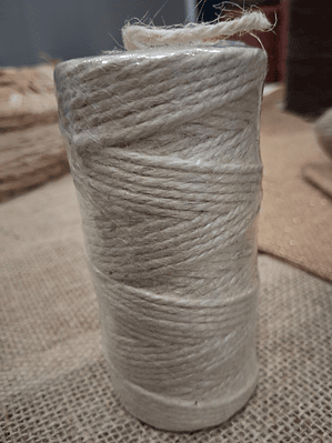 Mini Bobine de Juta Branco 1.5mm