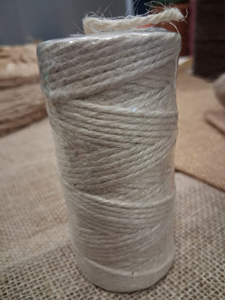 Mini White Jute Coil 1.5mm 1