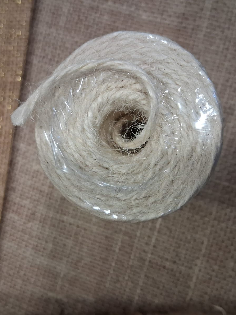 Mini White Jute Coil 1.5mm 2