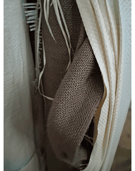 Serapilheira castanha - Juta