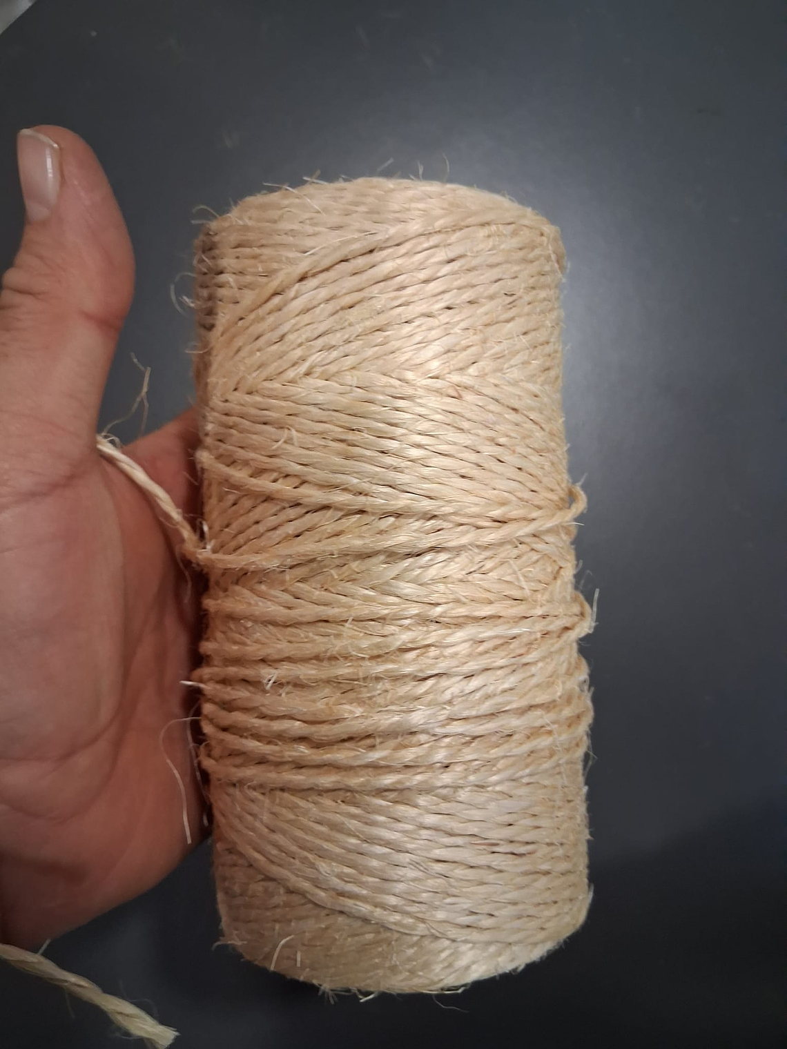 Natural color sisal twine - 2 strands 500gr/1500gr 4