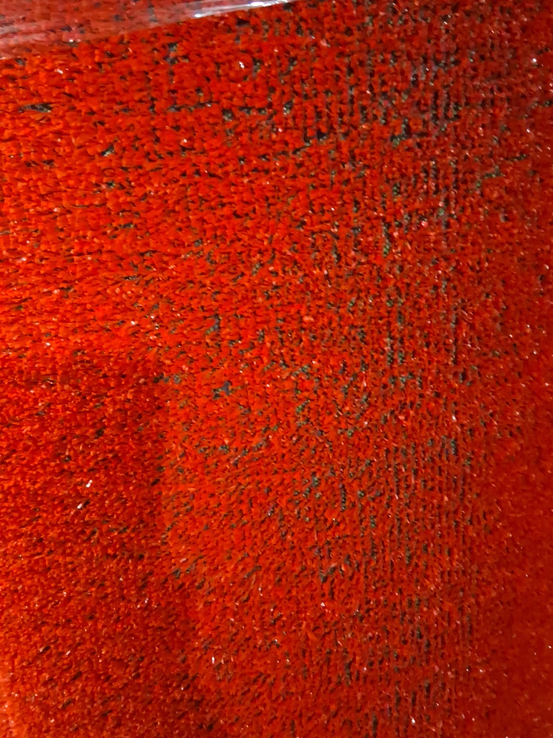 Relva artificial vermelha-6mm 2