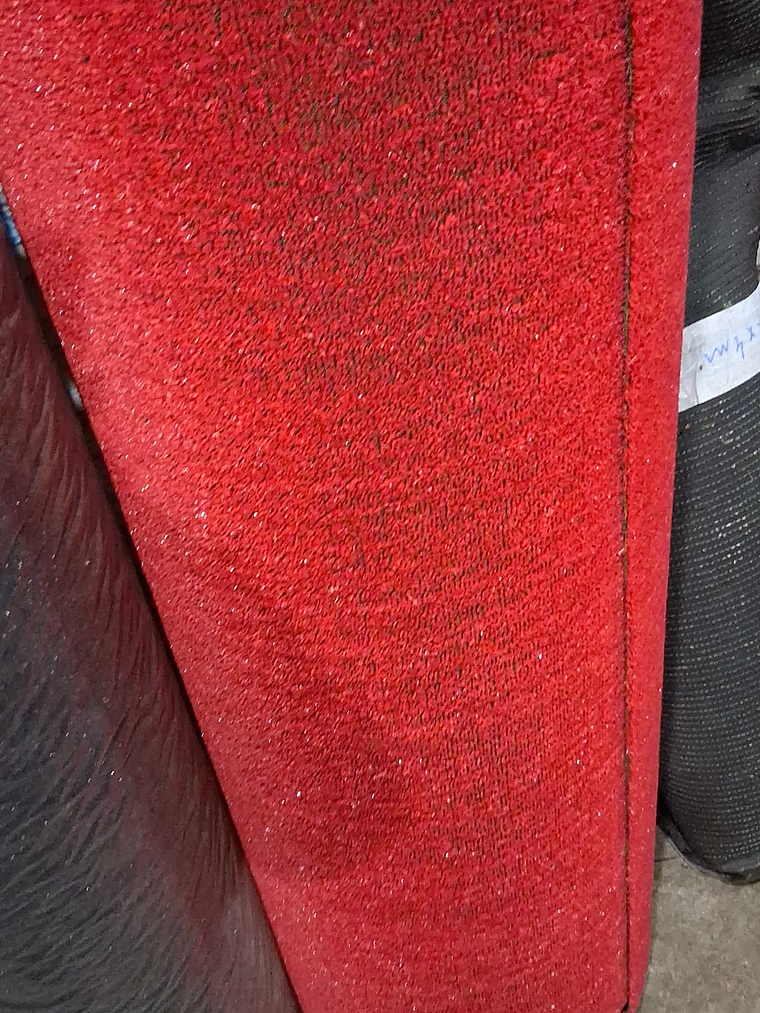 Relva artificial vermelha-6mm 1