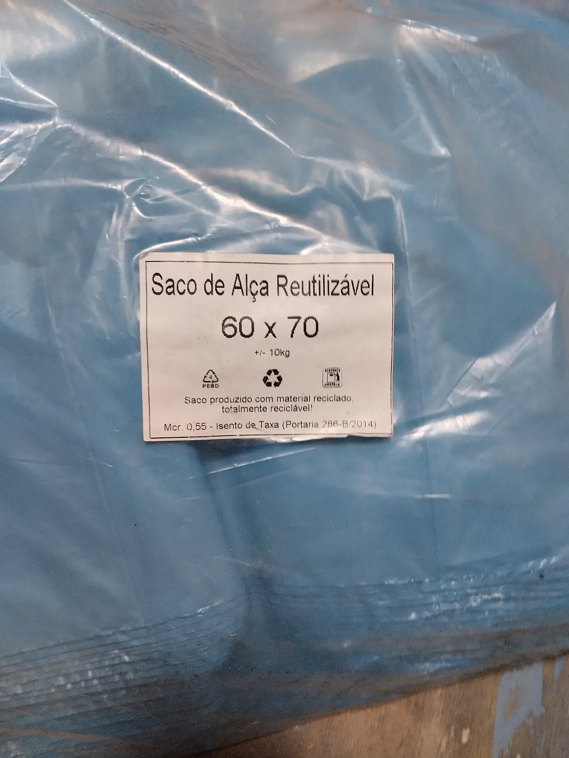 Sacos asas plastico lote de 5kg 3