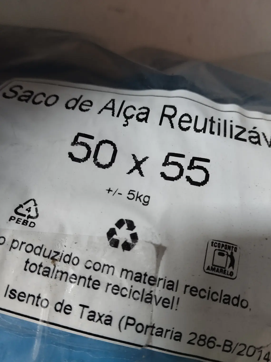 Sacos asas plastico lote de 5kg 4