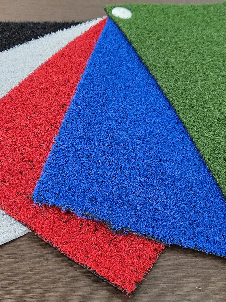 Relva artificial Curly em cores 2m largura. Rolo de 2x10m 1