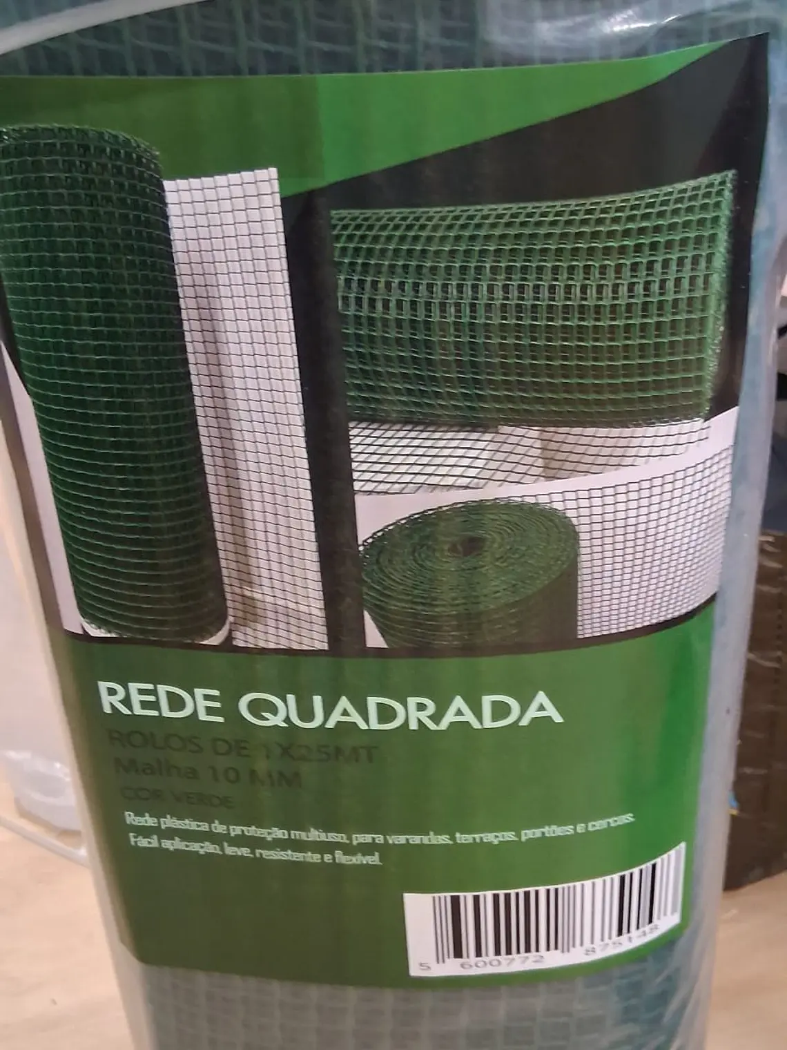 Rede Quadrada-Malha 10mm 2