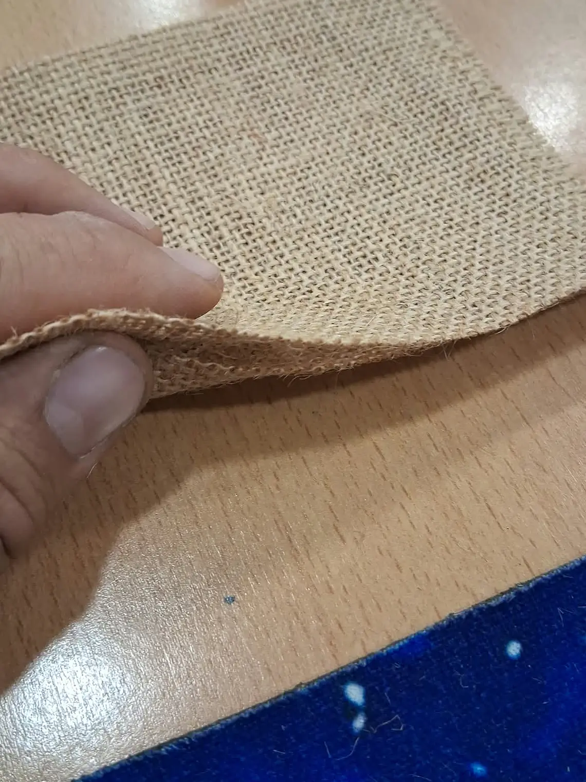 Capas de juta natural para tampas de frascos (aprox 12x12cm)-lote de 100 unidades 2