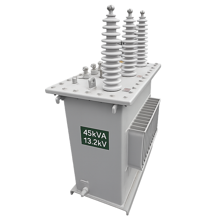 Transformador Trifásico de Distribución Aéreo 45 kVA 13,2kV 1