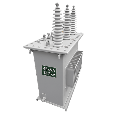 Transformador Trifásico de Distribución Aéreo 45 kVA 13,2kV