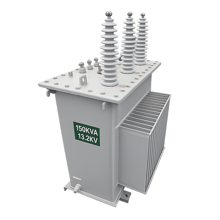 Transformador Trifásico de Distribución Aéreo 150 kVA 13,2kV 1