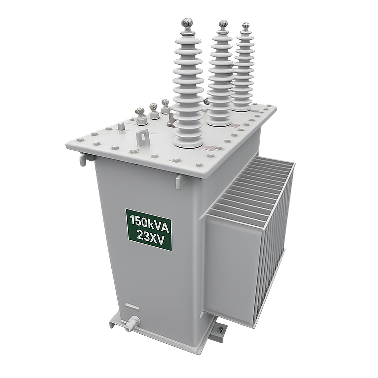 Transformador Trifásico de Distribución Aéreo 150 kVA 23kV 1