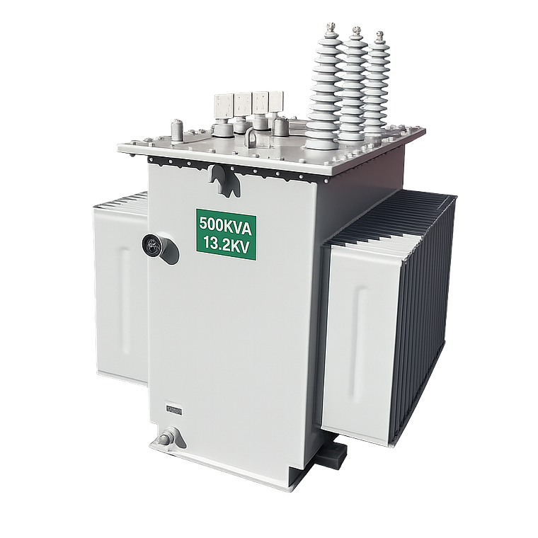 Transformador Trifásico de Distribución Aéreo 500 kVA 13,2kV 1