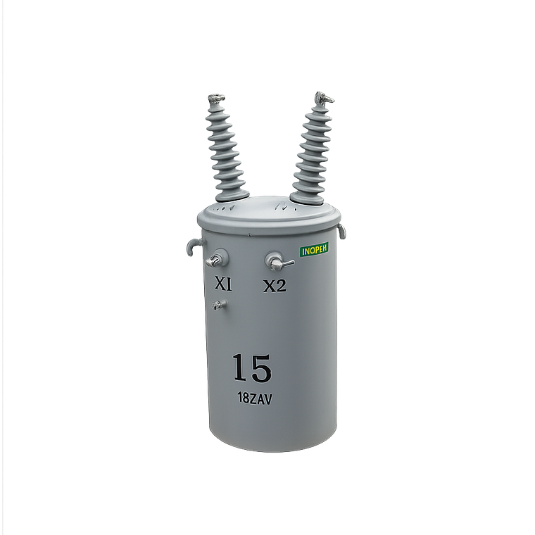 Transformador Bifásico de Distribución Aéreo 15 kVA 13,2kV 1