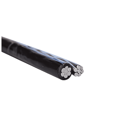 Cable Preensamblado de Aluminio 2x25 mm² Neutro Desnudo