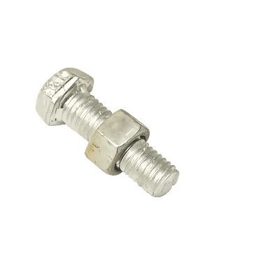 Perno Galvanizado 5/8 x 2 con Tuerca | Perno de Acero para Instalaciones Eléctricas