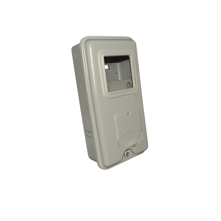 Caja de Empalme Monofásica Reducida Plana con Visor | Caja para Medidor en Redes Eléctricas 1